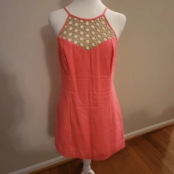 Lilly Pulitzer Lorina Shift Pink Sun Ray Dress - Picture 2 of 5